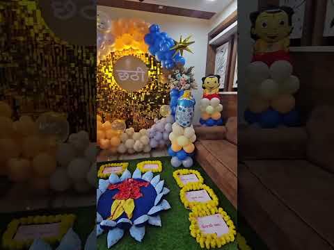 Chhati Decoration | Baby Cradles Ceremony Decor | Welcome Baby Decoration | Chhatti Decor