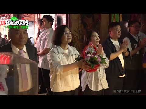 蔡英文參拜屏東四春三山國王廟 為臺灣祈福