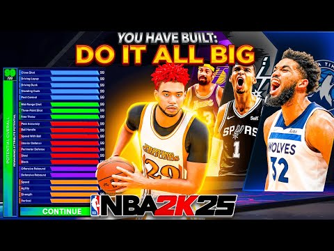 *NEW* BEST CENTER BUILD IS BREAKING NBA2K25! 99 REB + GOLD SET SHOT + LEGEND DIMER BUILD IS INSANE!