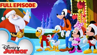 Mickey Mouse Funhouse Holiday Full Episode🎄 | Santa's Crash Landing | S2 E26 | @disneyjr​