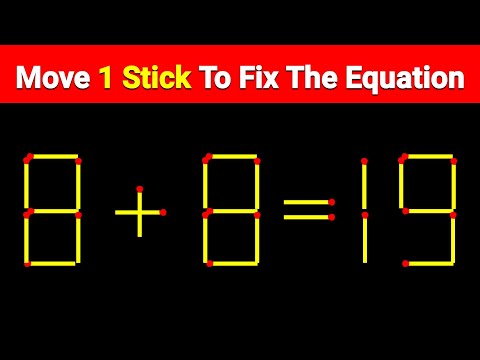 If you are genius solve this || Matchstick puzzle || Ep : 21