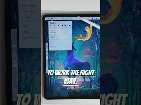 Speed tip for painting faster in Procreate #procreate #illustration #ipadart