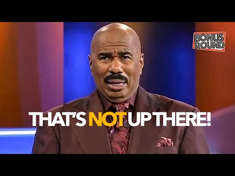 50 Family Feud Answers & Moments With Steve Harvey From The Archive!