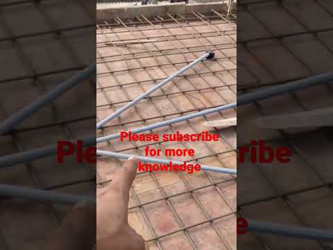 छत पाइपिंग electrical slab piping roof wiring🪛 connection#akelectricalwork #shorts #treding #virul