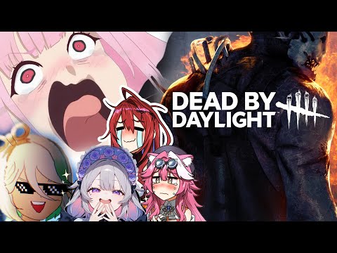 1st time Playing DEAD BY DAYLIGHT but Pro Gamer : Calli Cecilia Raora Biboo Elizabeth |  『Hololive』