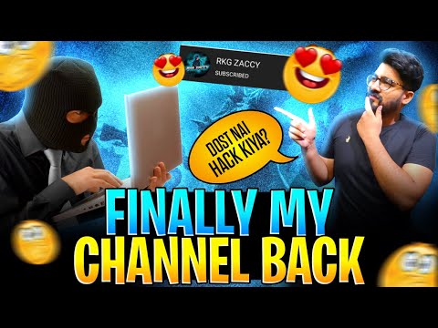 My Channel Got Hacked 😭😫 || Hacker is My Friend..?!! 😤😤|| RKG ZACCY 🤒