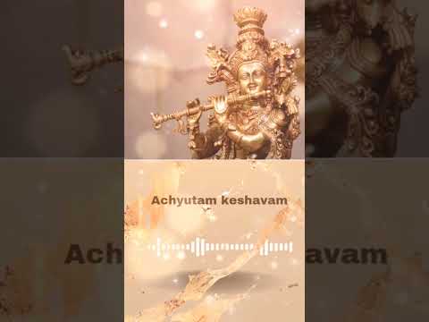 achyutam keshavam krishna damodaram || krishna bhajan #jaishreekrishna #shortsvideo #shorts