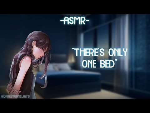 [ASMR] [ROLEPLAY] dom friend makes you share the bed (binaural/F4A)