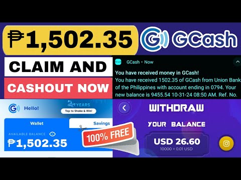 CLAIM LIBRENG GCASH ₱1,502.35 PESOS SA GCASH APP 2MINUTES NASA GCASH MUNA GCASH APP NEW UPDATE