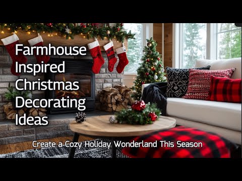 Farmhouse Christmas Decorating Ideas for Small Spaces: Create a Cozy Holiday Wonderland This Season