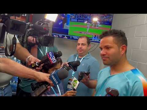 Astros 2B Jose Altuve speaks to media after his rehab assignment with Sugar Land Space Cowboys