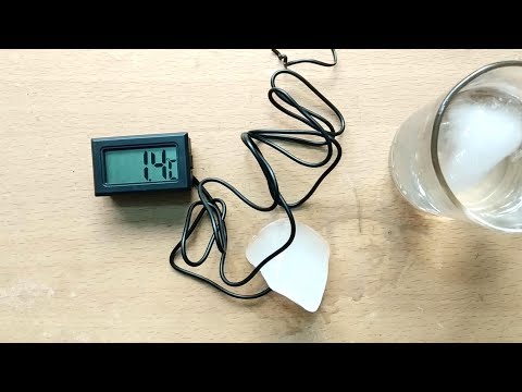 Mini LCD Digital Thermometer Heating & Cooling! Digital Temperature Sensor Review And Testing HINDI