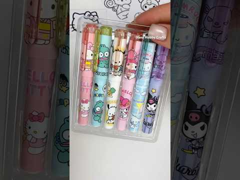 Sanrio Unboxing Markers #sanrio #kuromi #hellokitty #asmr #unboxing