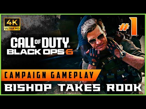 Black Ops 6 - Campaign 4K60 - Bishop Takes Rook (Mission 1)