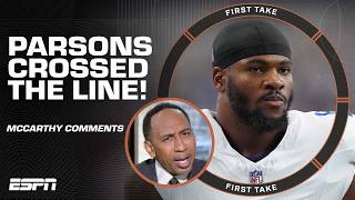 Stephen A. SUSPECTS Micah Parsons' comments about Mike McCarthy is something bigger 👀 | First Take