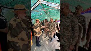 PM Modi distributes sweets among BSF Jawans in Kutch, Gujarat on Diwali | #shorts