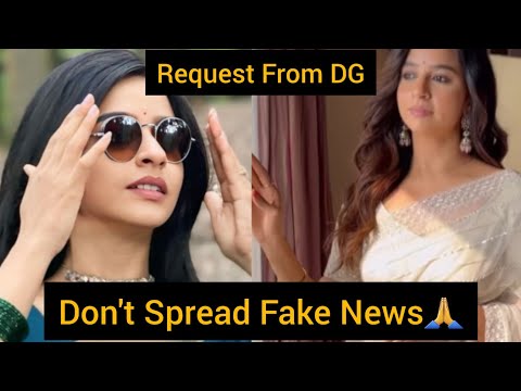 Don't Spread Fake News🙏💔Kind Request From Divya ganesh/#fakenews #fake #update #divyaganesh #rumours