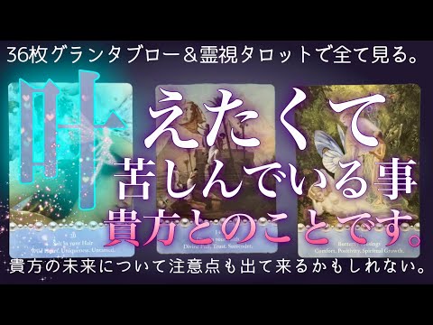 選抜36枚展開で当たる❤️‍🔥苦しみの度合いが違います。辛口もあり⚠️グランタブロー・霊視タロット・復縁・片思い・複雑恋愛・ツインレイ