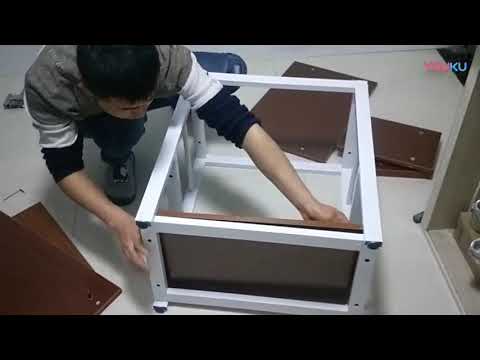 鱼缸架安装 fish tank rack installation