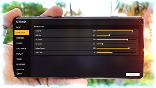 My Own Headshot setting 🔥 || Best One tap setting in free fire || After update Headshot sensitivity✅