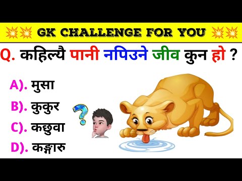 Gk Questions And Answers in Nepali।। Gk Questions।। Part 502।। Current Gk Nepal