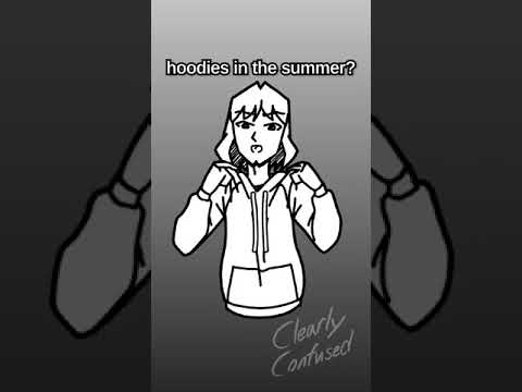 Wearing hoodies in the summer #shorts (pretend I uploaded this in the summer)