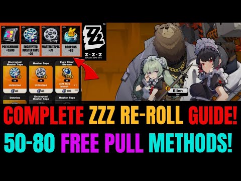 BEST WAYS TO RE-ROLL In Zenless Zone Zero 1.0 Launch! - GET BEST ★★★★★ THIS WAY!!