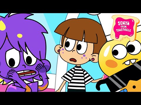 Sonya from Toastville -  Inky Rash - NEW Episode 12 💚 Super Toons TV - Best Cartoons