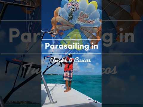 Things to do in Turks & Caicos #shorts #thingstodo #parasailing