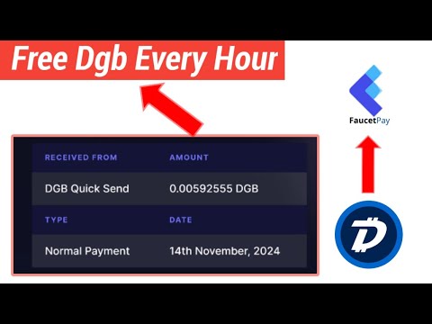 This Telegram Bot Giving You Free Dgb Every Hour To Your Faucetpay Wallet