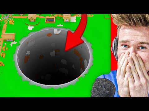 OGROMNA DZIURA *PRANK* na WIDZU XD | Minecraft Extreme