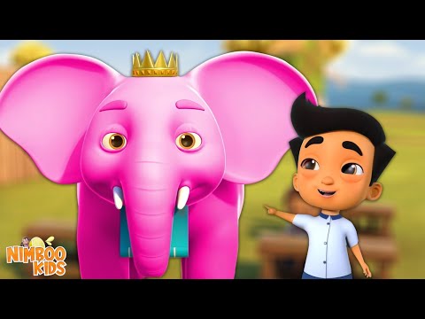 Hathi Raja Colors Song, हाथी राजा, Hindi Poem and Nursery Rhymes for Kids