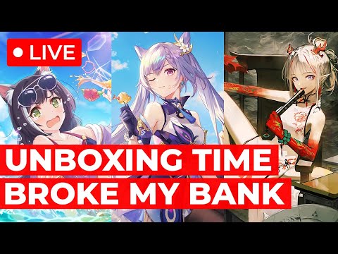 🔴 LIVE 🔴 UNBOXING STREAM feat. Keqing, Nian, and S. Kyaru! (I'm Going To Take Off Their... Boxes)