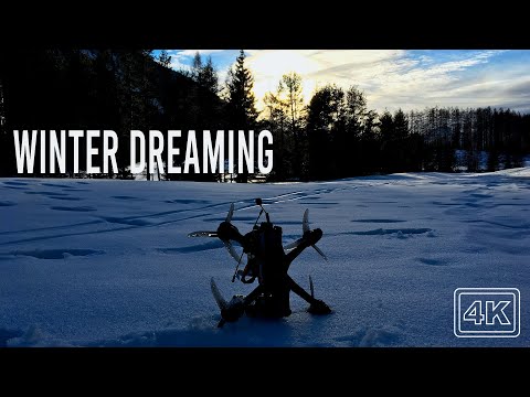 Drone Flying in Formation: Winter Edition