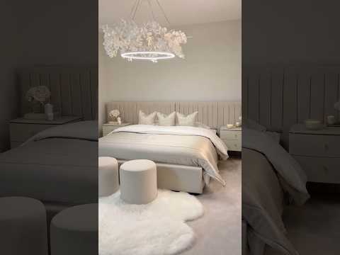 Bedroom Makeover 🤍 #shortsvideo #dreamhome #homedecor #interiordesign #luxuryhomes #bedroomdecor