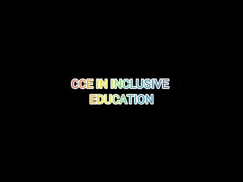 ROLE OF TEACHER AND CCE IN INCLUSIVE EDUCATION