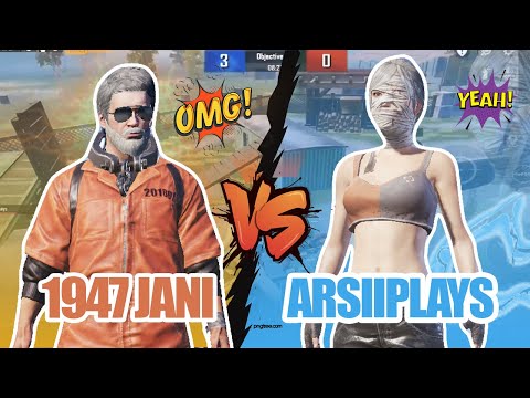 Intense 1v1 match ever | Arsiiplays vs 1947jani | TDM Match | OMG !!