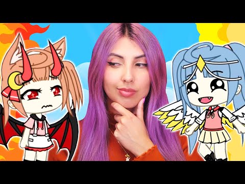 You Can Decide People Go To Heaven/Hell 😇👿 Gacha Life Meme Reaction