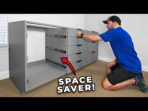 I Made an 11-Drawer Cabinet (To tame my Office)