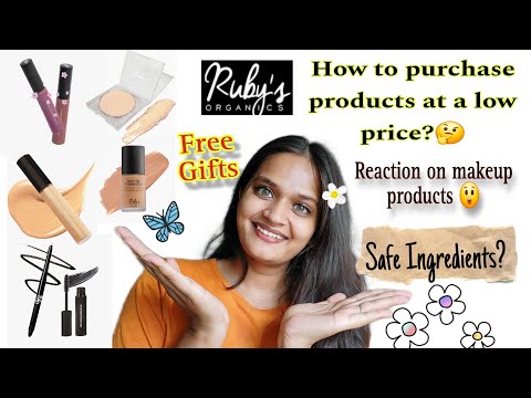 Ruby's Organics Makeup Products | Organic makeup products | Ruby's Organics makeup products review