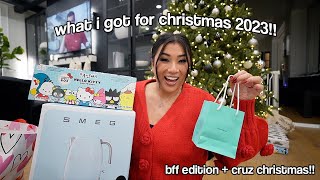 WHAT I GOT FOR CHRISTMAS 2023!! BFF edition + My Family Christmas!! Vlogmas Day 25