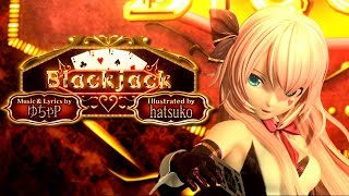 [60fps Full] Blackjack ブラックジャック - Megurine Luka 巡音ルカ Project DIVA English lyrics Romaji subtitles