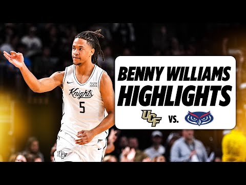 Benny Williams Highlights vs. Florida Atlantic // Nov. 12, 2024