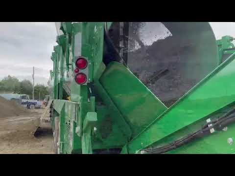 McCloskey 621RE Wheeled Rotary Trommel screening #57 gravel