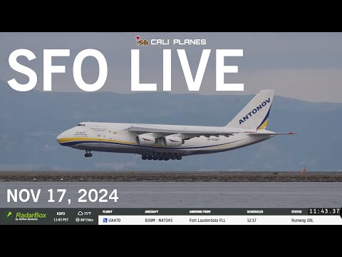 SFO LIVE | KSFO | SUNDAY SAN FRANCISCO INTERNATIONAL AIRPORT PLANESPOTTING