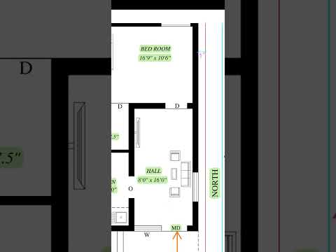 20 x 40 East facing house plan as per vastu  #shorts #homeplan #2D3Ddesign