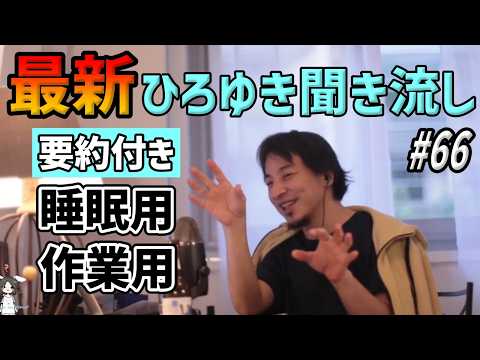 【作業用・睡眠用】ひろゆき聞き流し#66