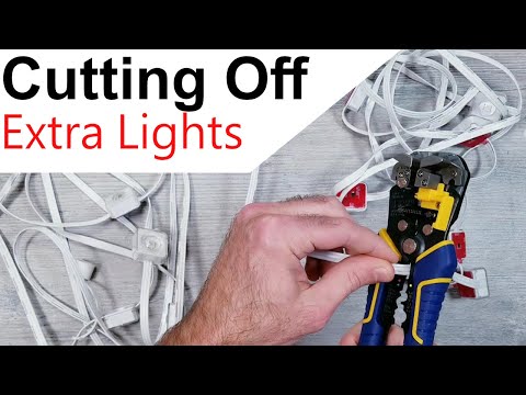 Cutting Off Extra Lights on GOVEE Permanent Outdoor Lights - Regular and Pro Kit Walkthrough