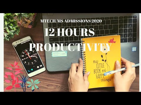 M.Tech MS(RESEARCH) ADMISSIONS 2020 IIT ,IIIT ,NIT?(12 Hours Productive Quarantine Day Routine)