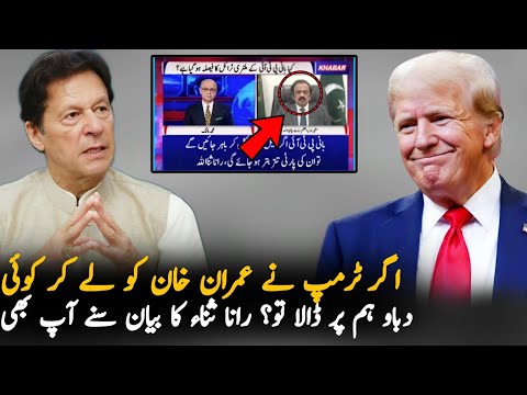 Rana Sanaullah Warn Trump Over Imran Khan Issue, Report | US Elections | Pak News Report